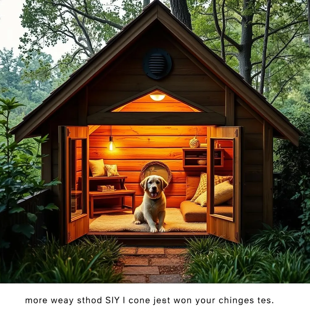 Fortgeschrittene Hundehütten-Designs