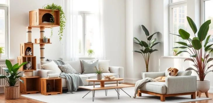 Meble dla zwierząt DIY, które świetnie wyglądają w każdym pomieszczeniu