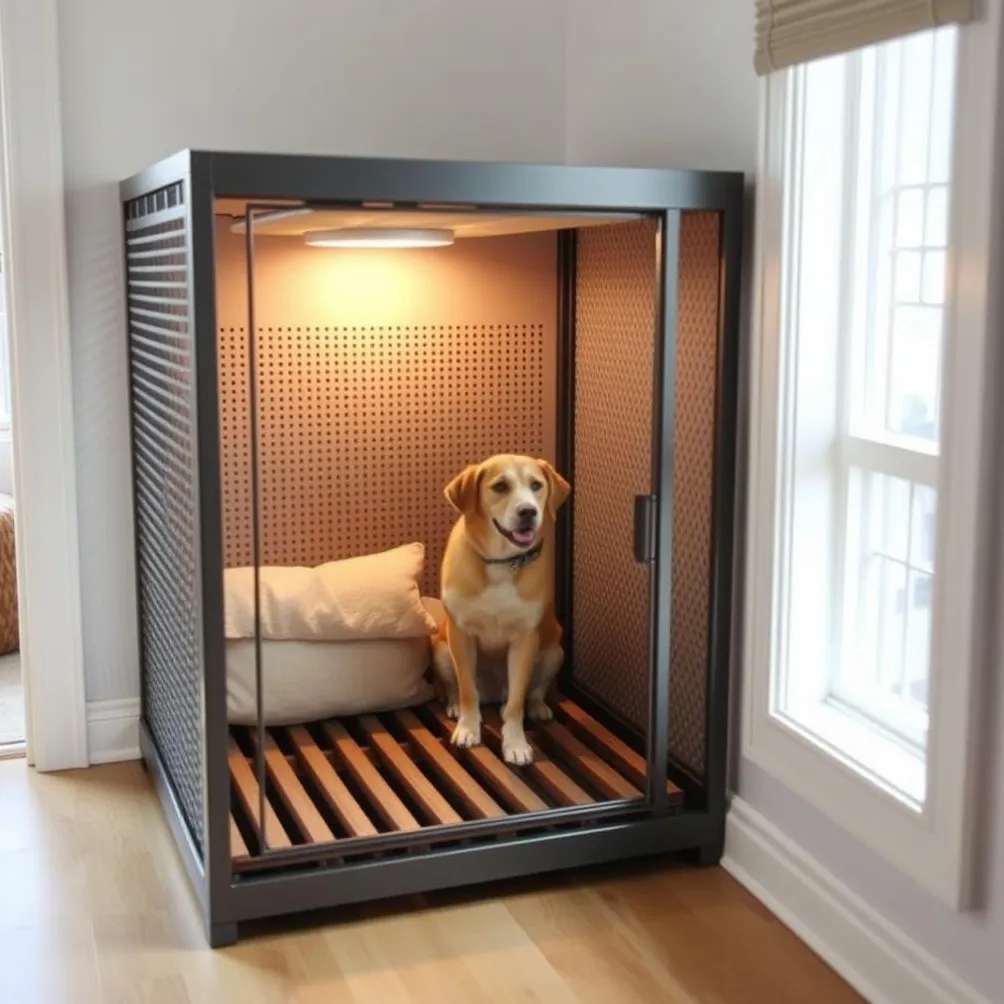 wentylowane klatki dla psów