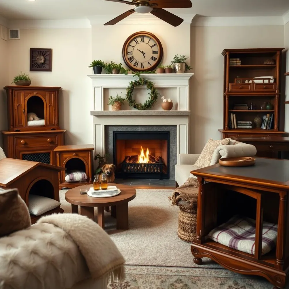 Hundehütten im Möbelstil