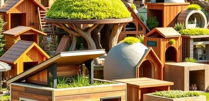 10 креативни дизайна на къщи за кучета на открито, които да вдъхновят преобразяването на задния ви двор