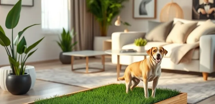 Een hondenpotje voor binnenshuis opzetten: stijlvol, geurvrij