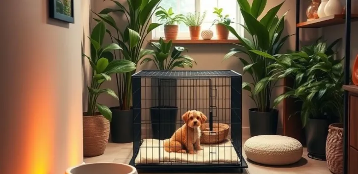 10 идеи за кът за гърне за кучета, които действително работят (дори в малки пространства!)