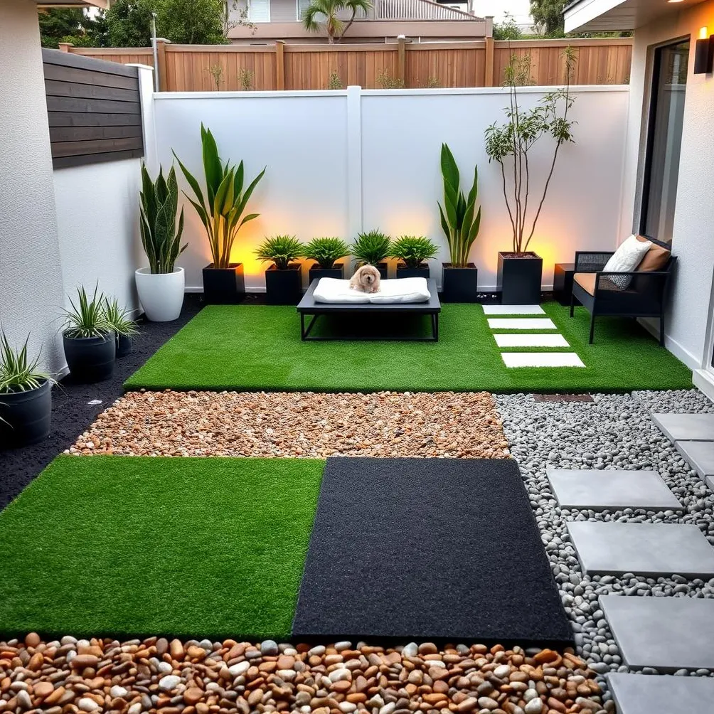 innowacyjne układy wybiegów dla psów' title='Małe, pozbawione trawy, przydomowe strefy dla psów, które mają dużą funkcjonalność