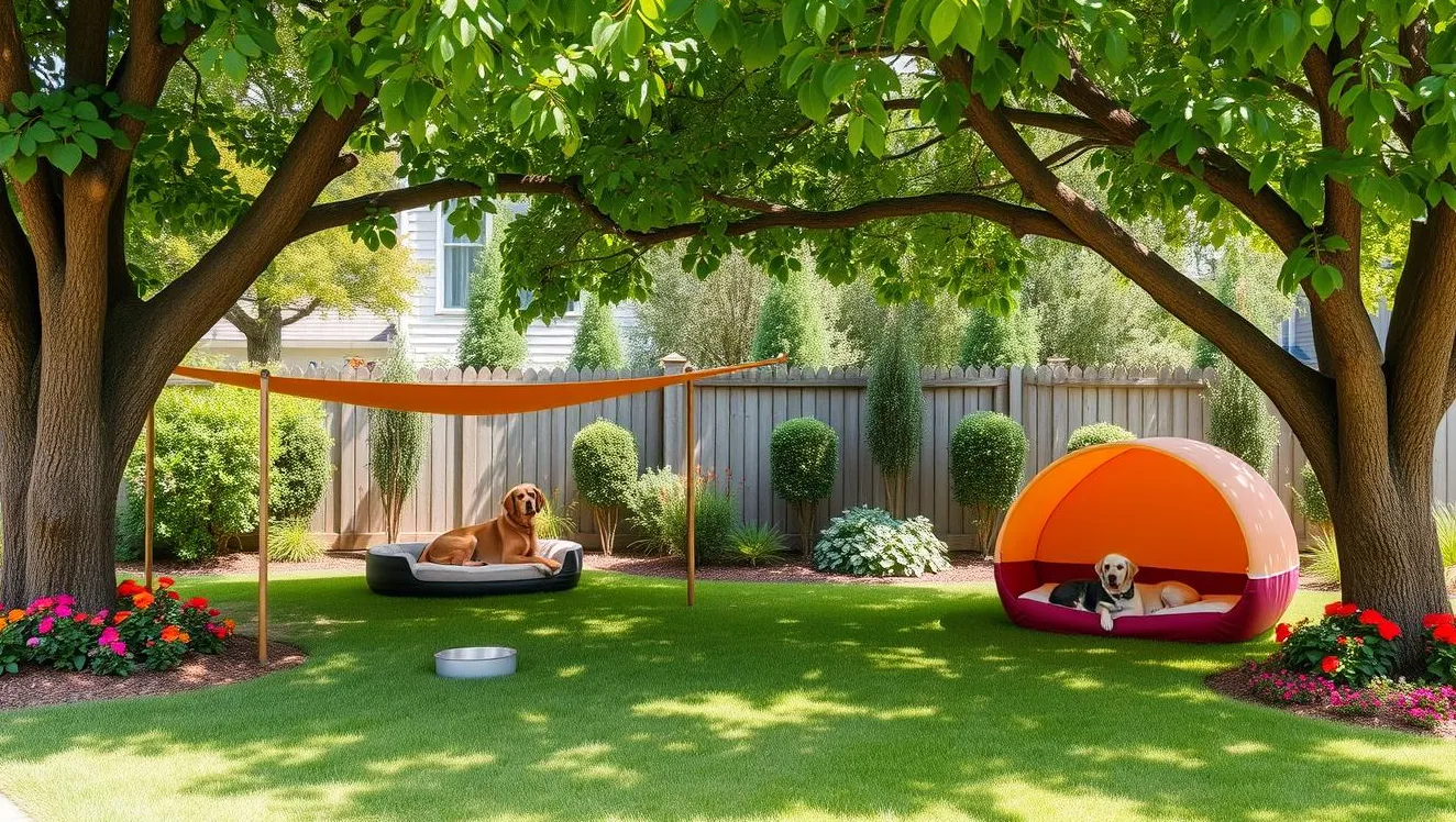 schattige Rastplätze