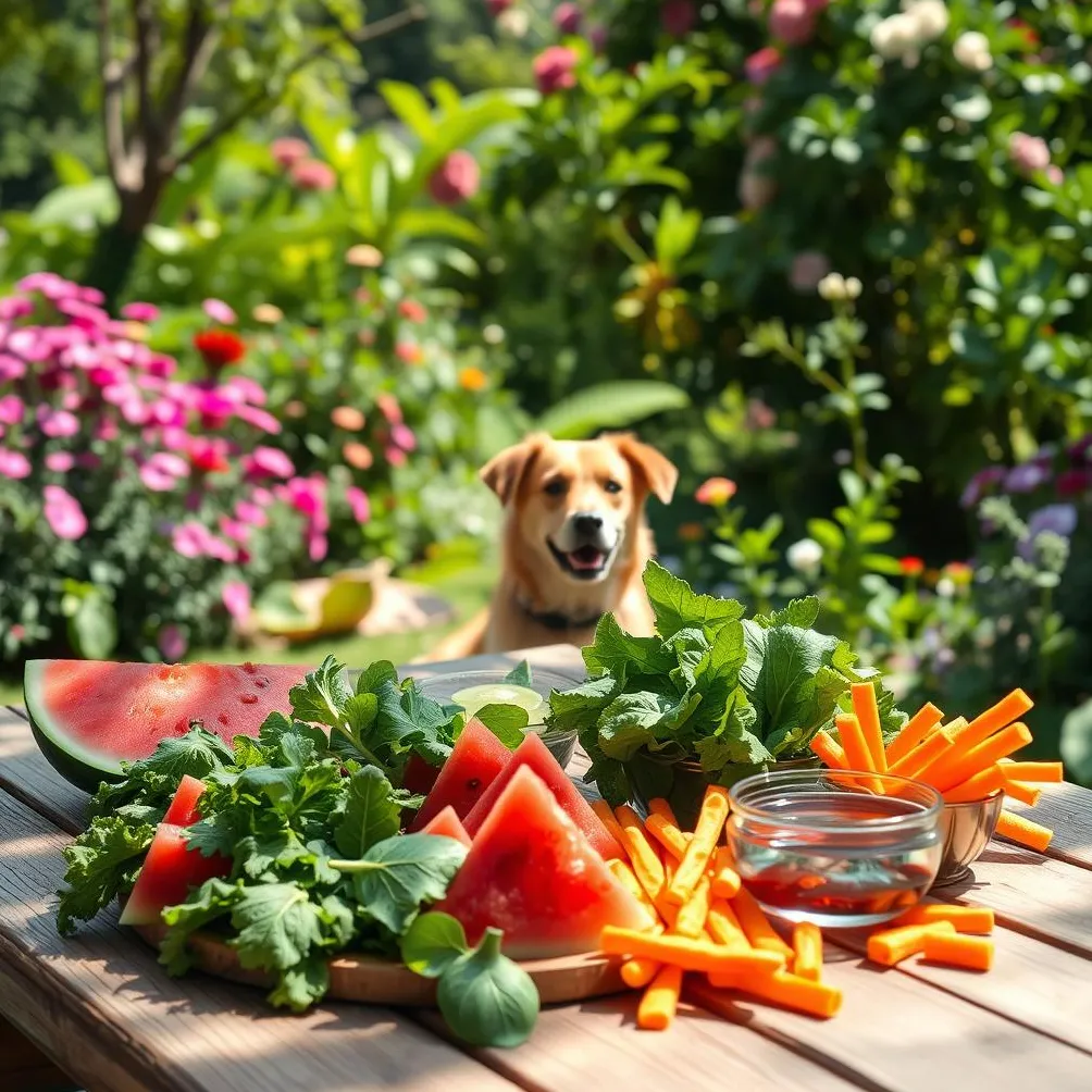 Mese de vară pentru câini
