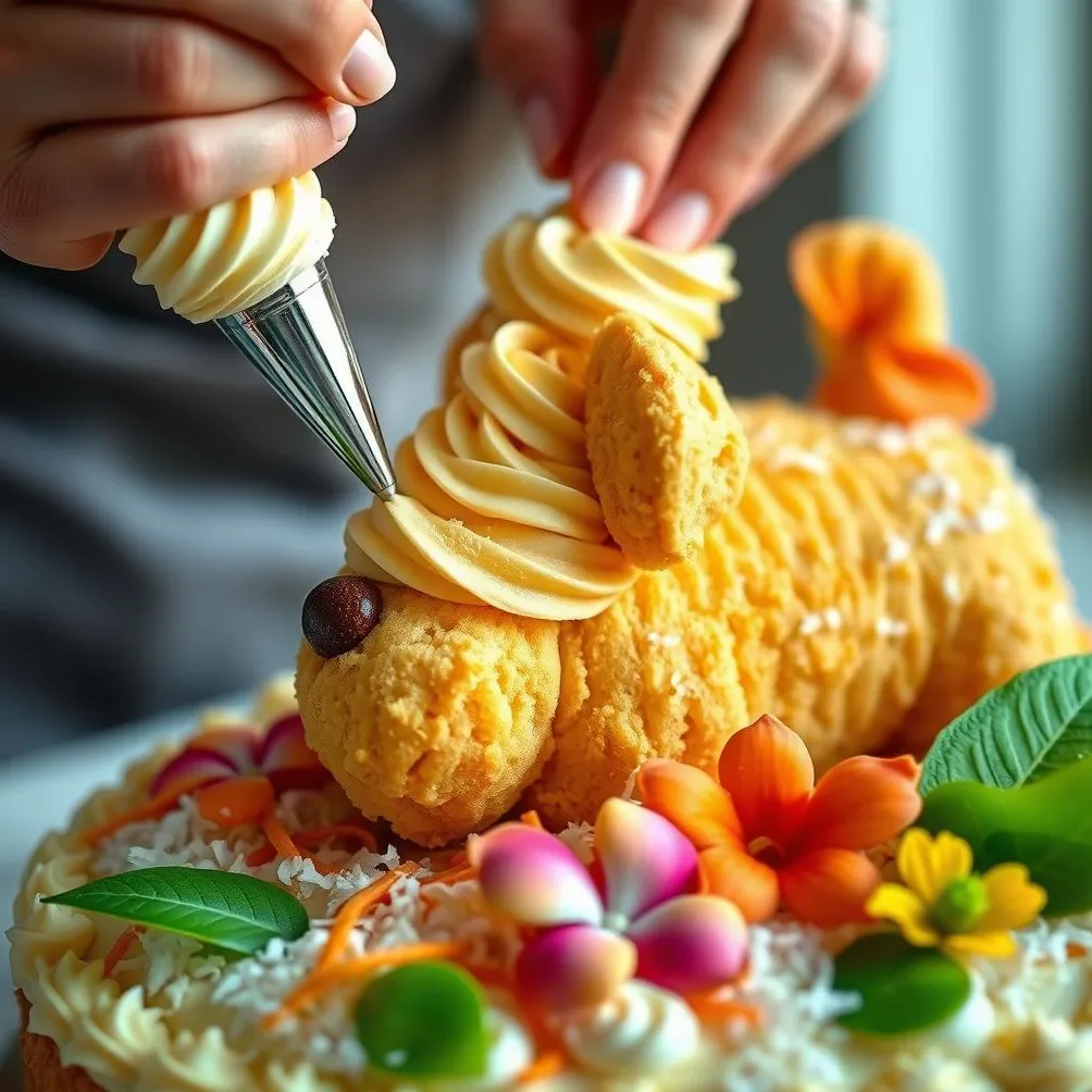 dekorowanie tortu dla psa