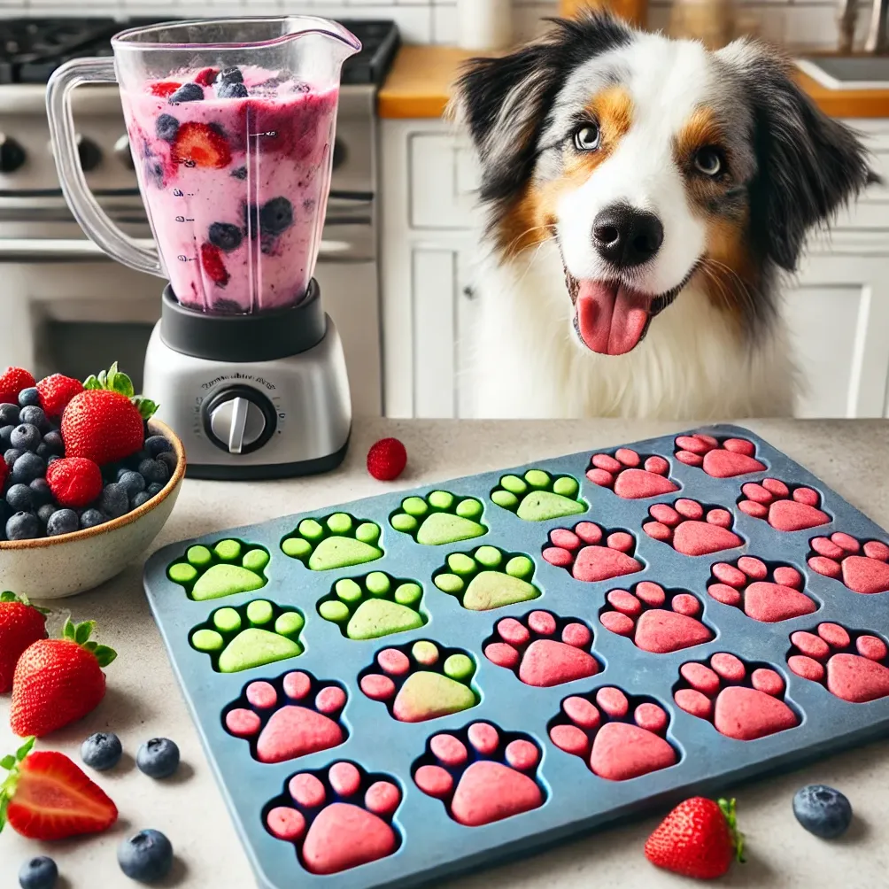 Przysmaki z mrożonymi jagodami