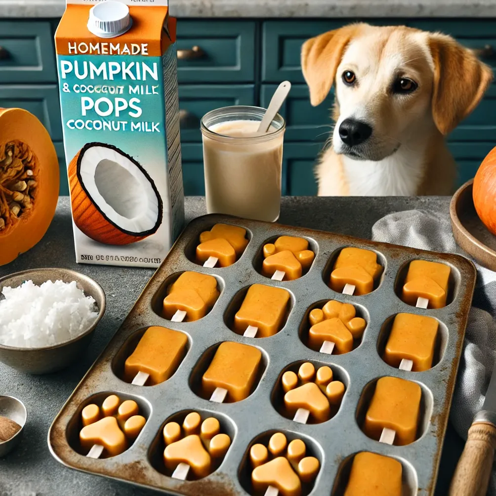 Popyty z dyni i mleka kokosowego