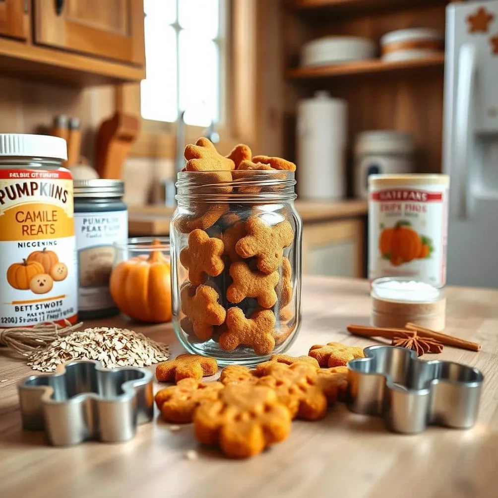 przechowywanie przysmaków dla psów' title='Przysmaki z dyni dla psów: proste przepisy na ciasteczka