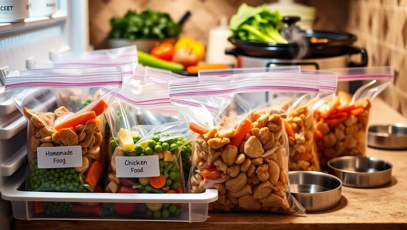 zamrzavanje obroka za pse