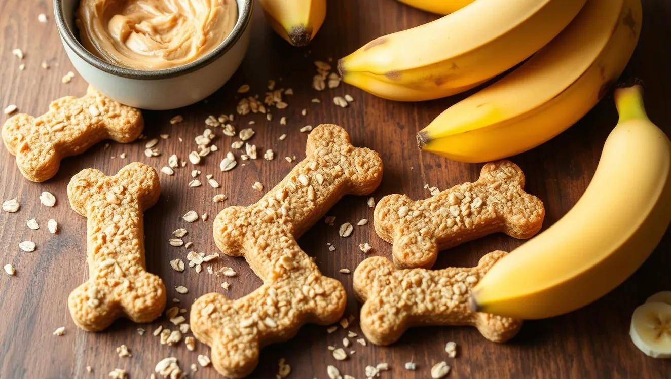 Płatki owsiane z masłem orzechowym i bananami