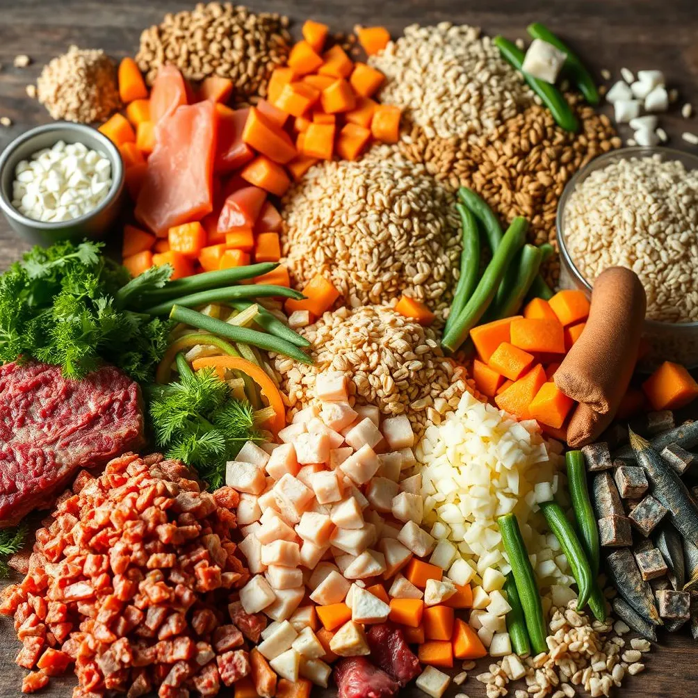 састојци здраве хране за псе