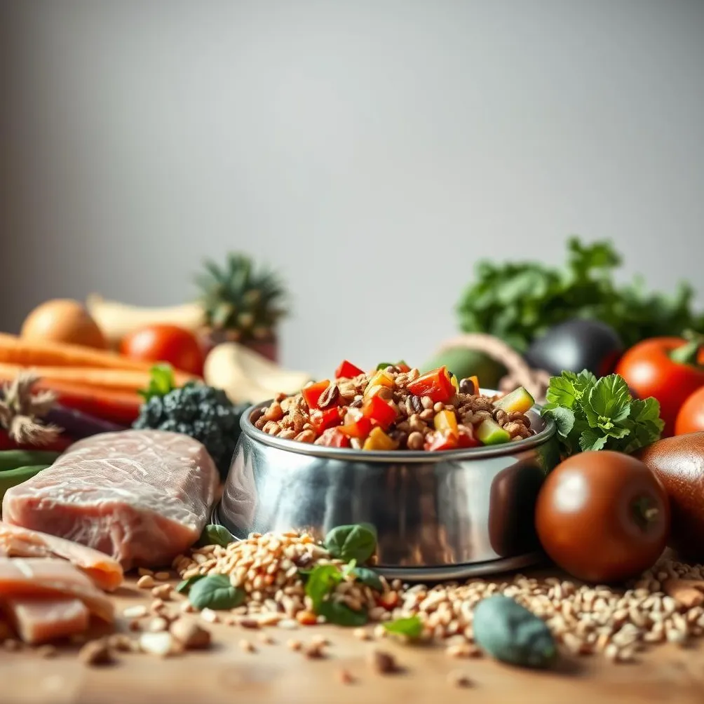 バランスのとれた犬の食事
