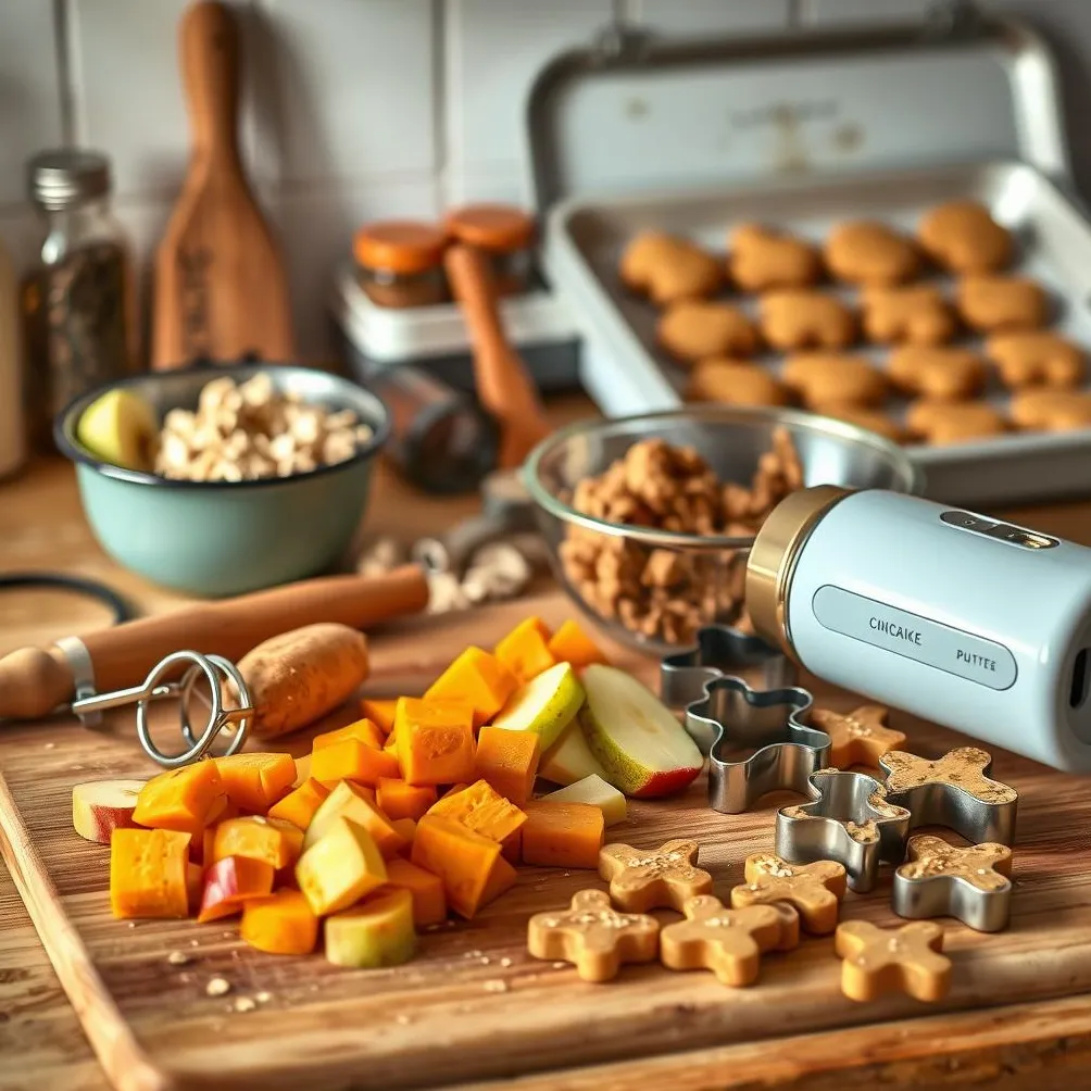 kutyacsemegék sütési lépései