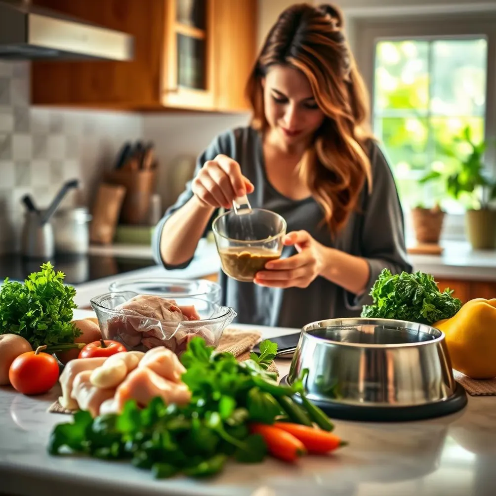 beralih ke makanan anjing buatan sendiri