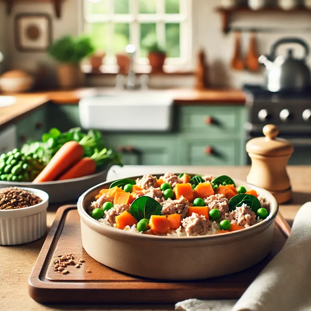 Kalakutienos ir daržovių troškinys