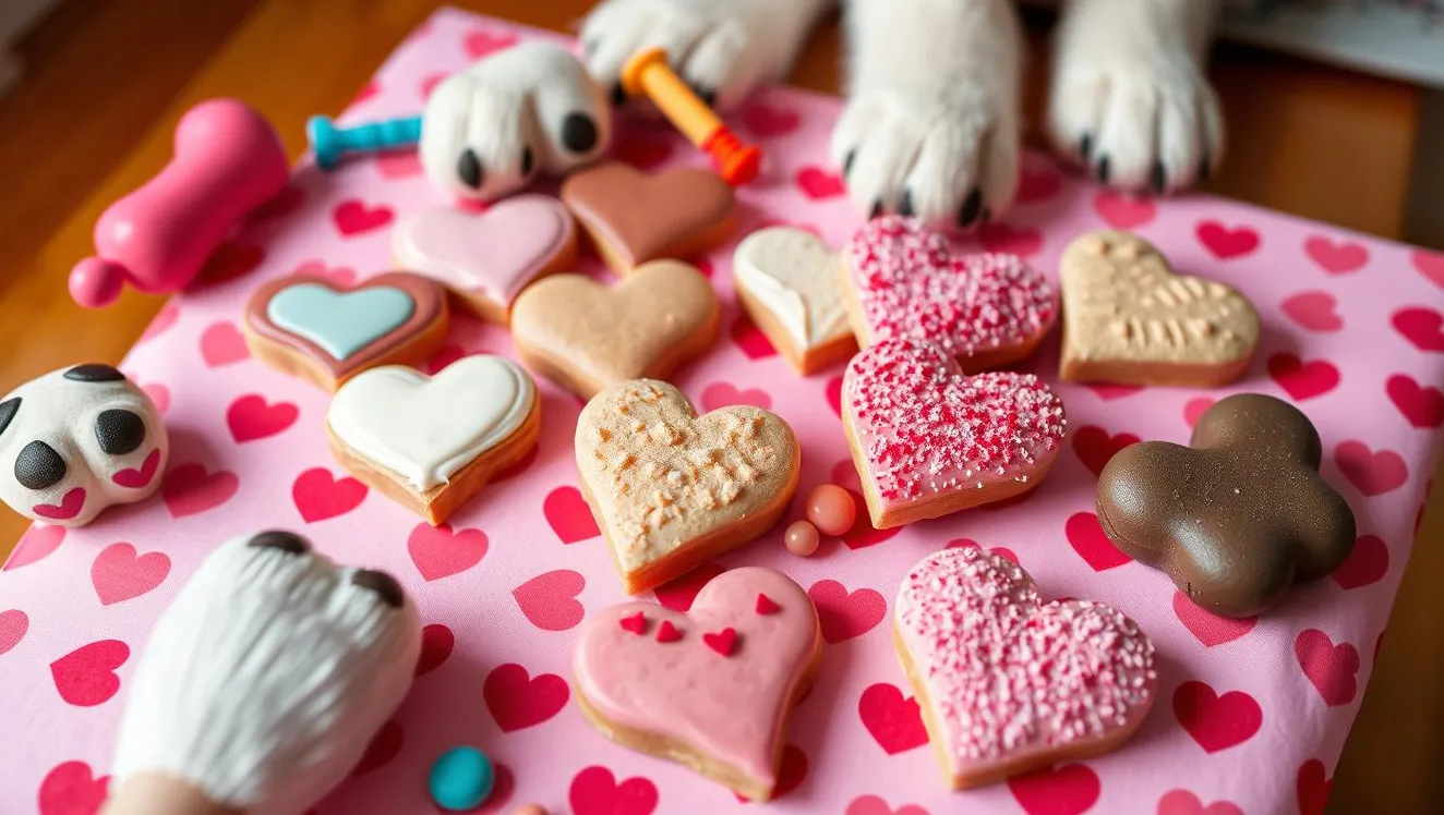 Walentynkowe przysmaki dla psów