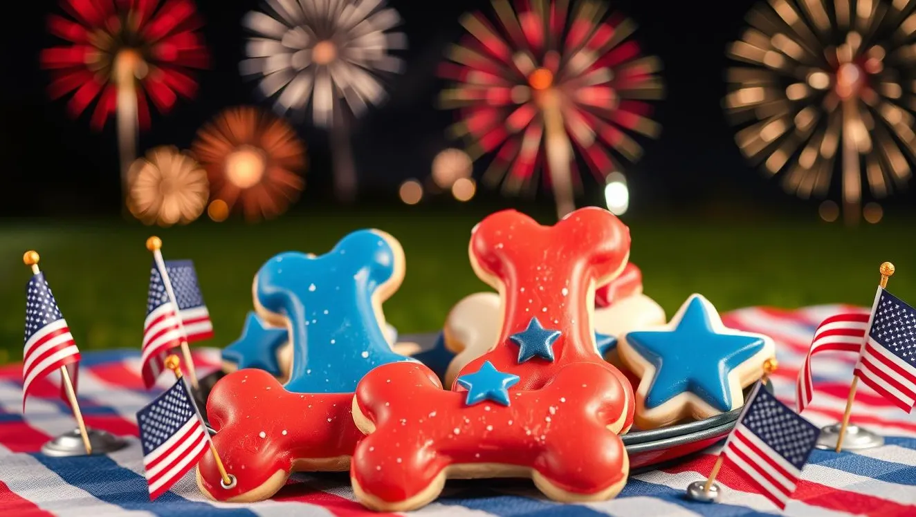 Przysmaki dla psów z okazji czwartego lipca