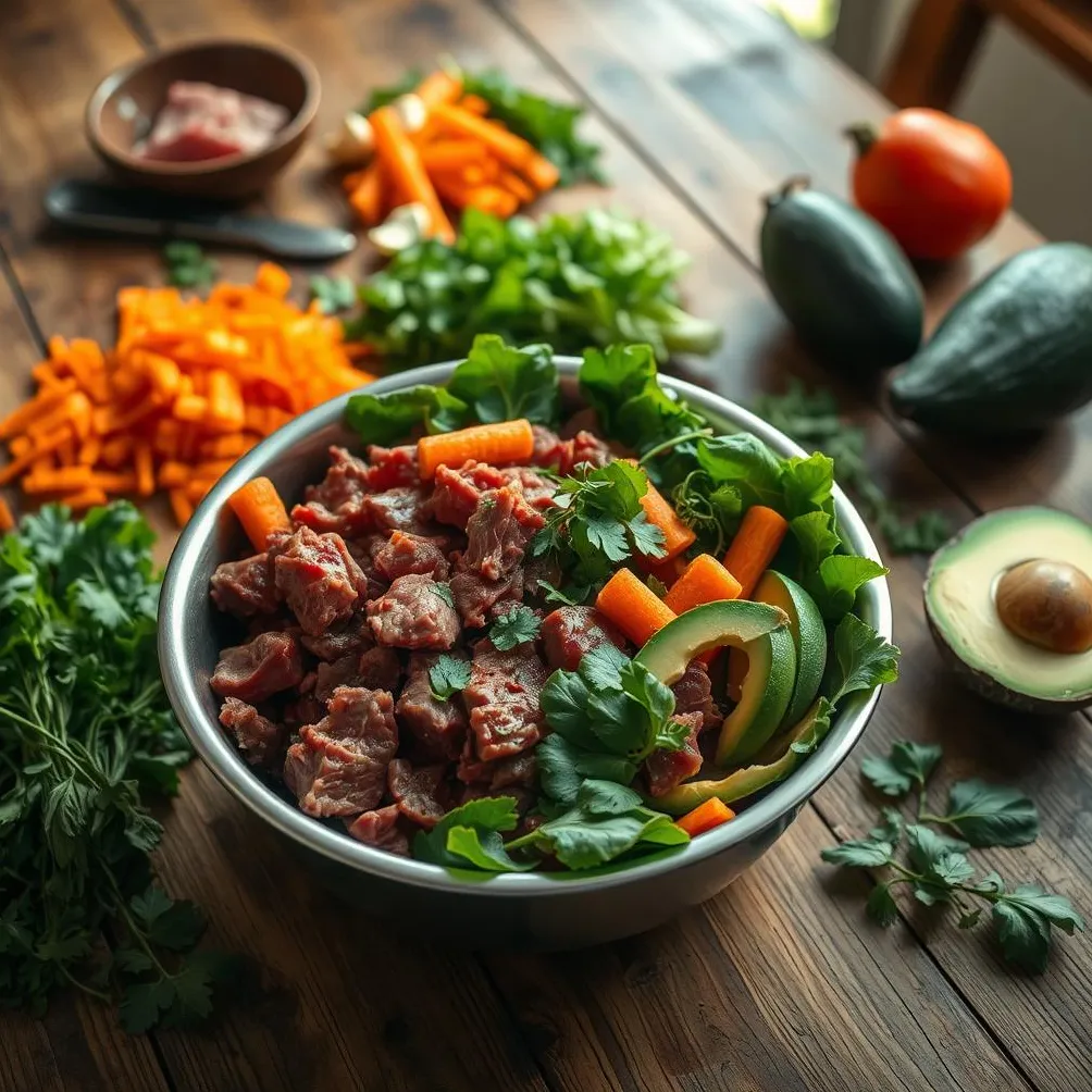 Lengvi žalio šunų maisto receptai