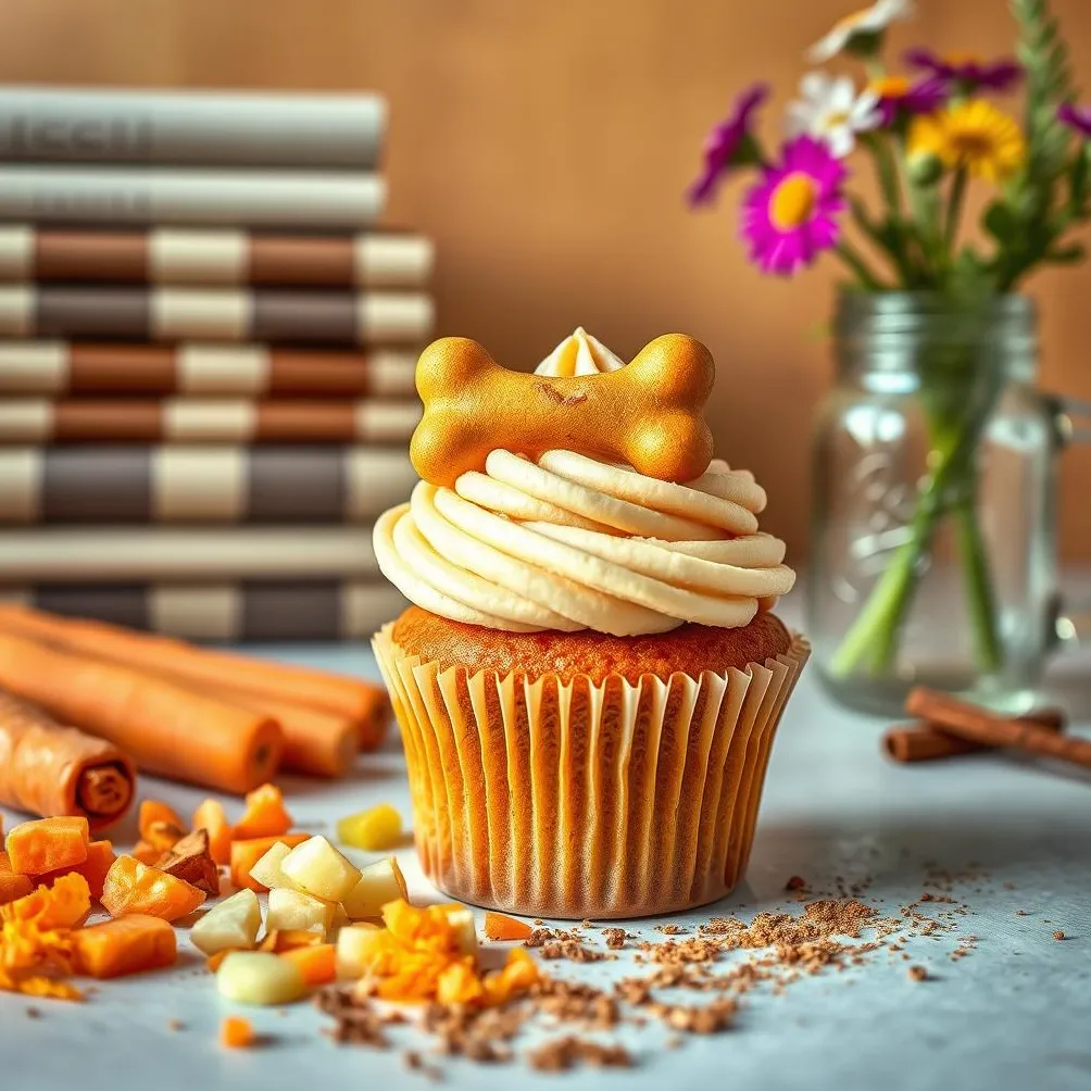 συνταγές cupcake για υγιεινά σκυλιά