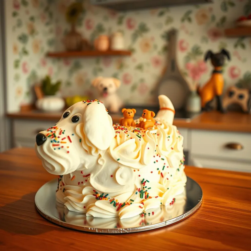 dekorowanie tortu dla psa