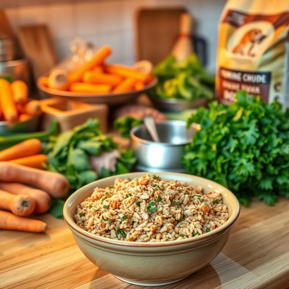 집에서 만든 개밥