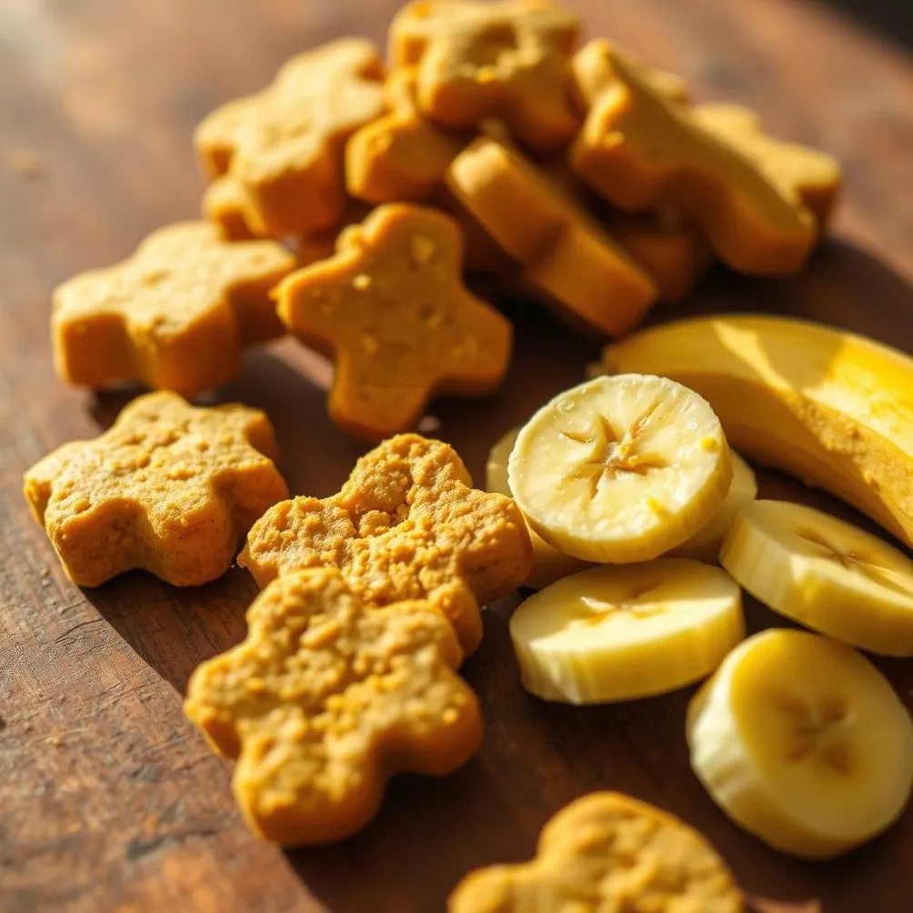 Camilan anjing pisang DIY
