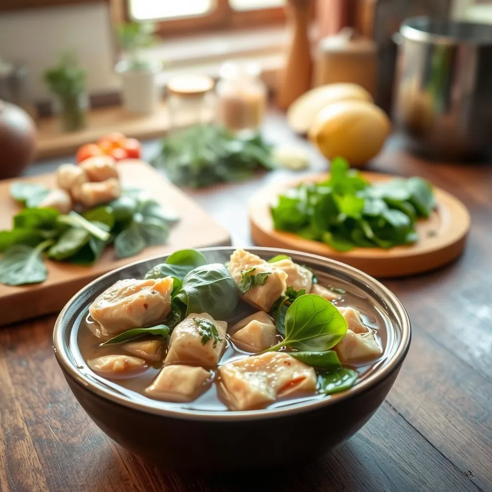 Vistas un spinātu kucēnu ēdiena recepte