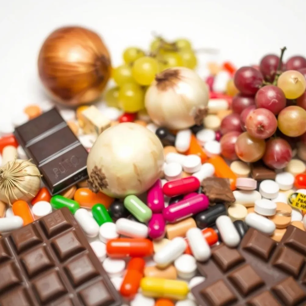 nebezpečné zložky pre psov