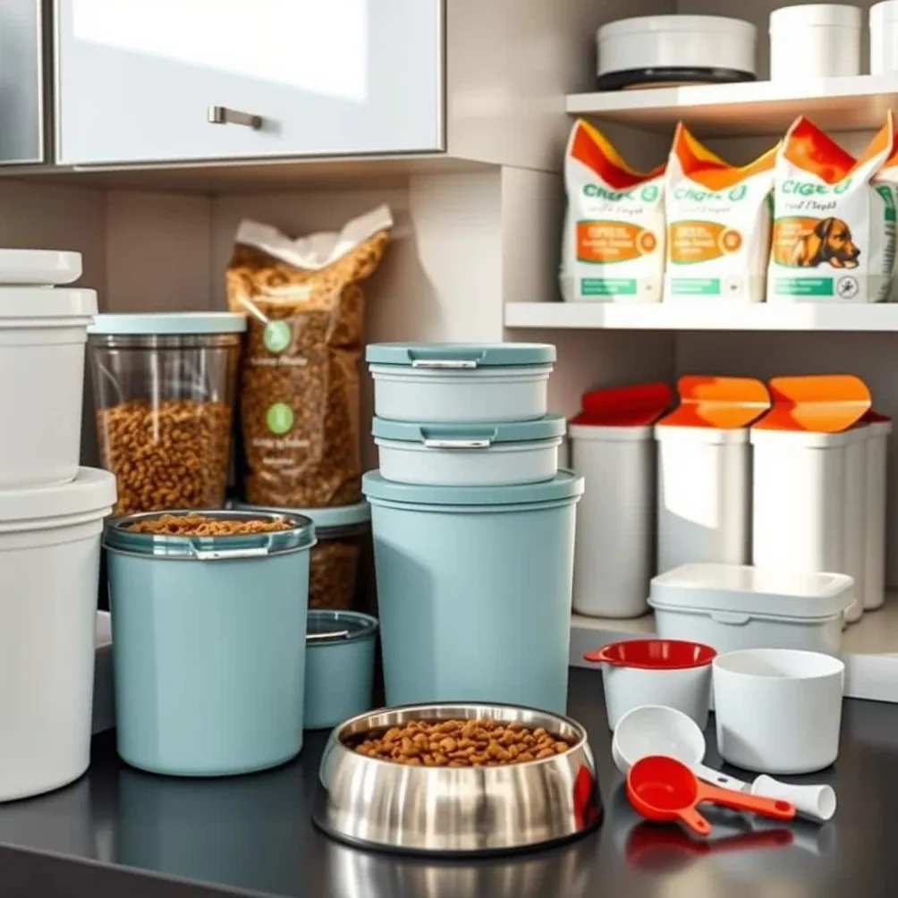 koiranruoan säilytysratkaisut