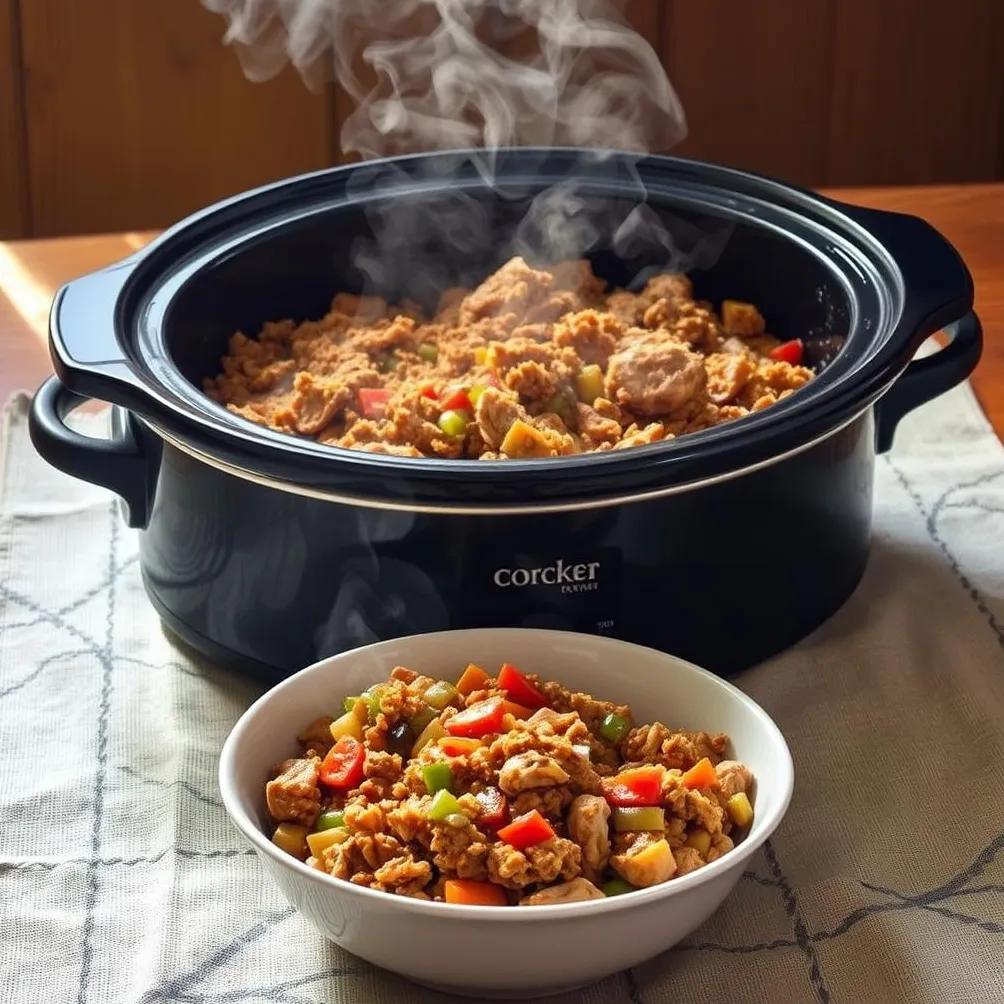 crockpot смляна пуешка рецепта за кучешка храна