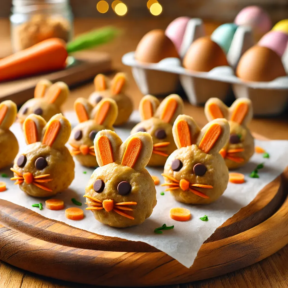 Velykų zuikio kąsneliai be kepimo