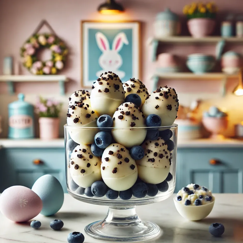 Velykų kiaušinių šaldyto jogurto skanėstai