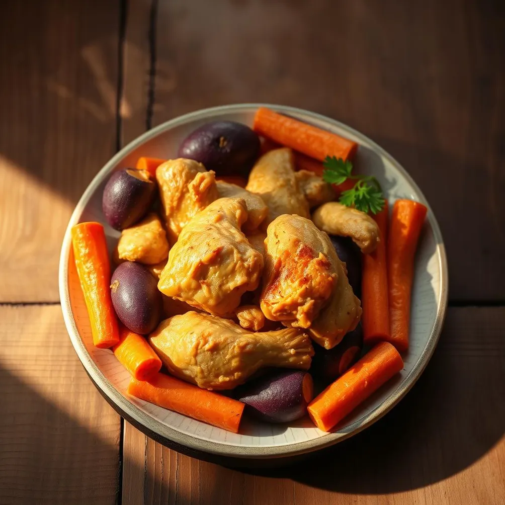 рецепта за кучешко пиле на пара