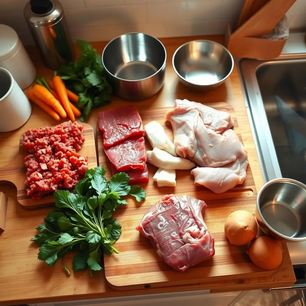 kako narediti surovo hrano za pse