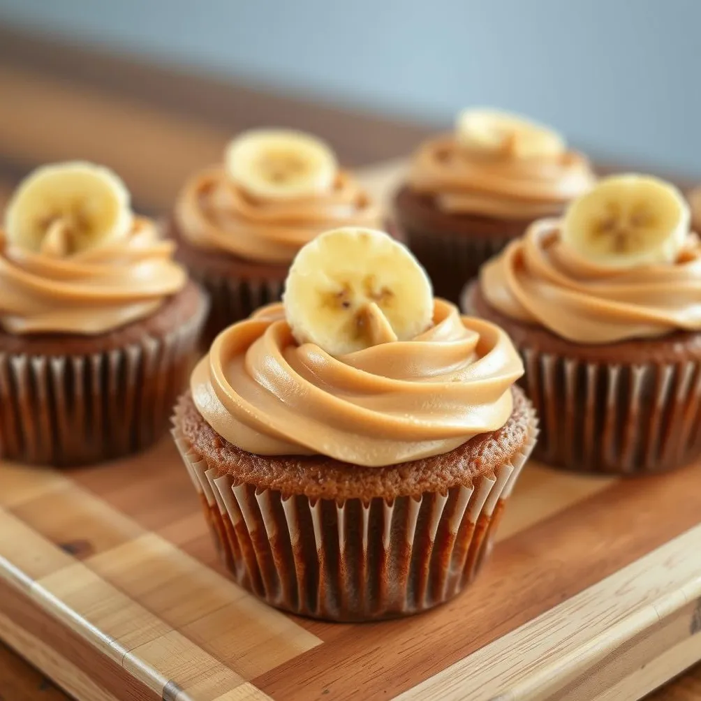 Recepta de cupcakes per a gossos de mantega de cacauet