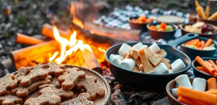 Cocina canina de fogata: S'mores aptos para cachorros