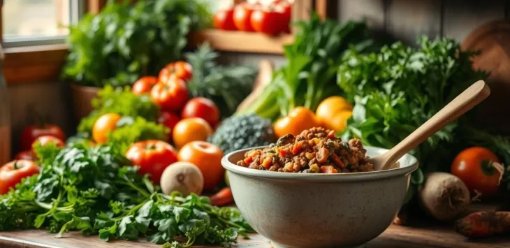 Nuo ūkio iki dubens: naminio šunų ėdalo receptai su ūkininkų turgaus radiniais