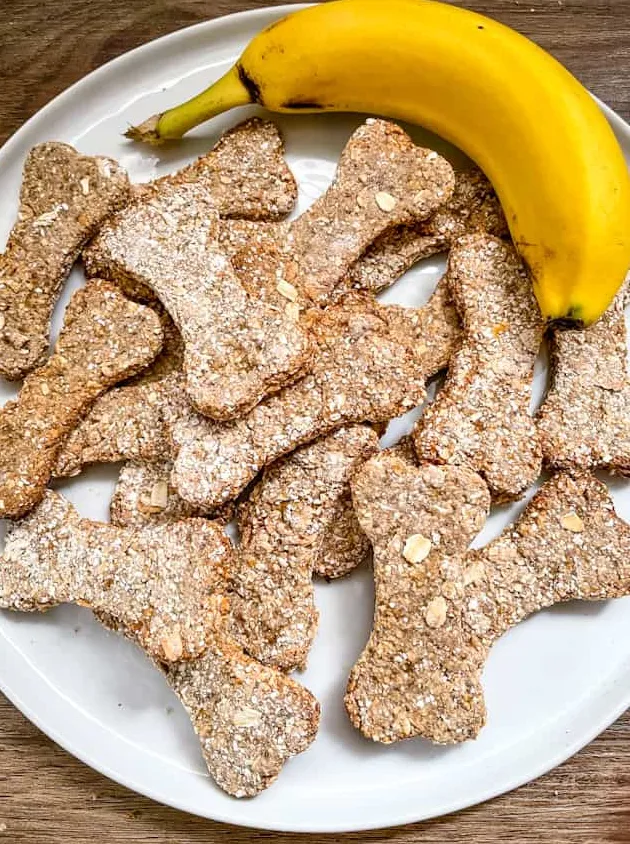 Przysmaki dla psów z owsem bananowym