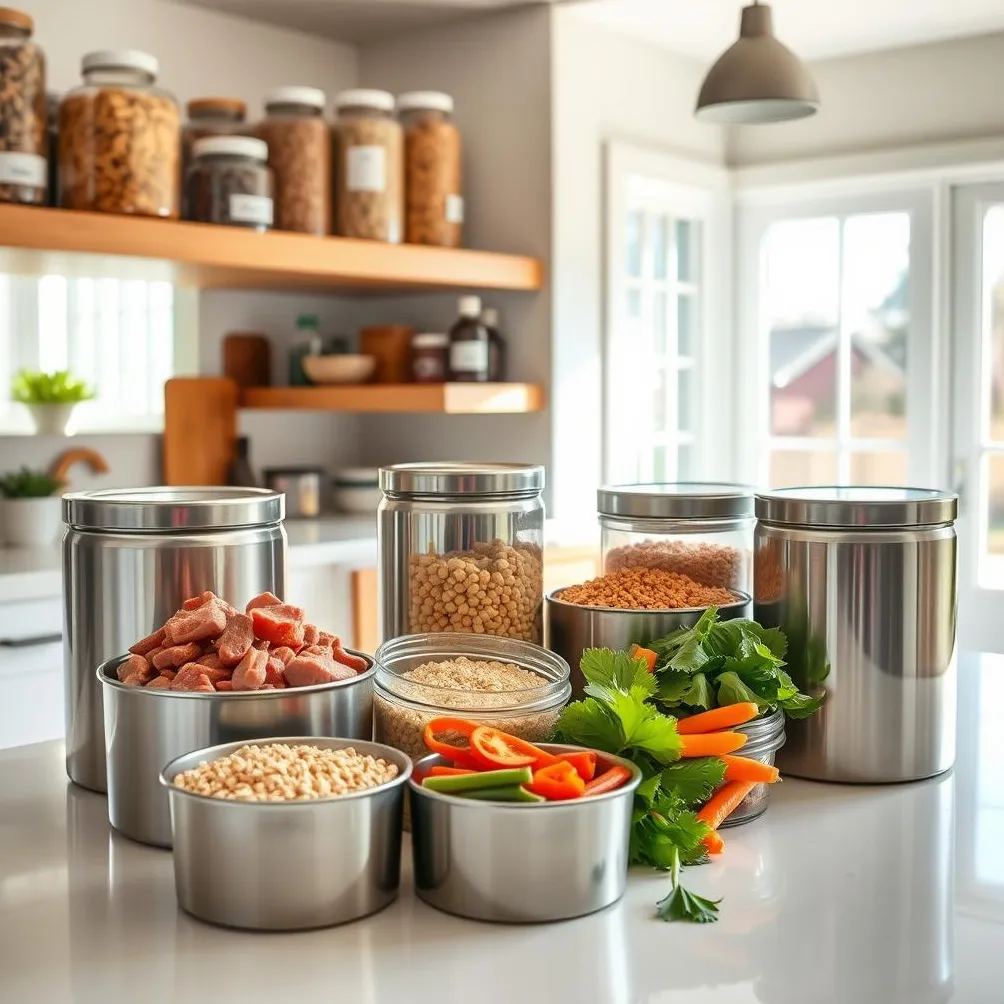 אחסון מזון לכלבים