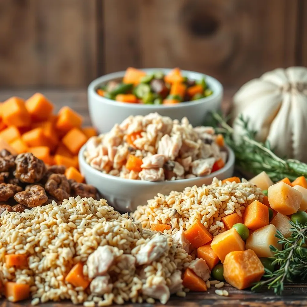 מרכיבי מזון לכלבים תוצרת בית