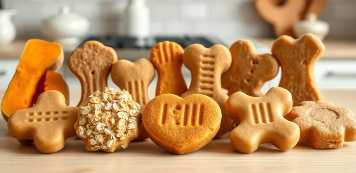 10 jednoduchých a zdravých 2-zložkových receptov na psie maškrty