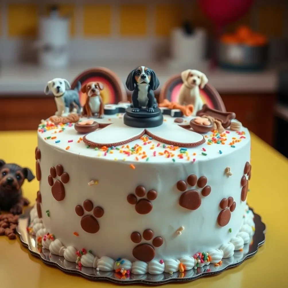 decoratie voor hondentaart