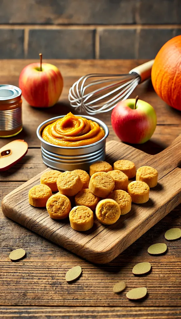 호박과 사과 퓨레 츄스