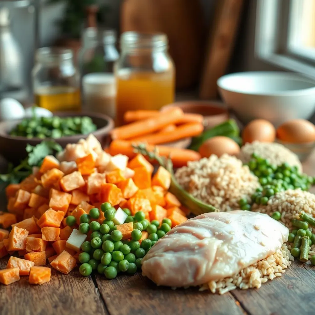 手作りドッグフードの材料