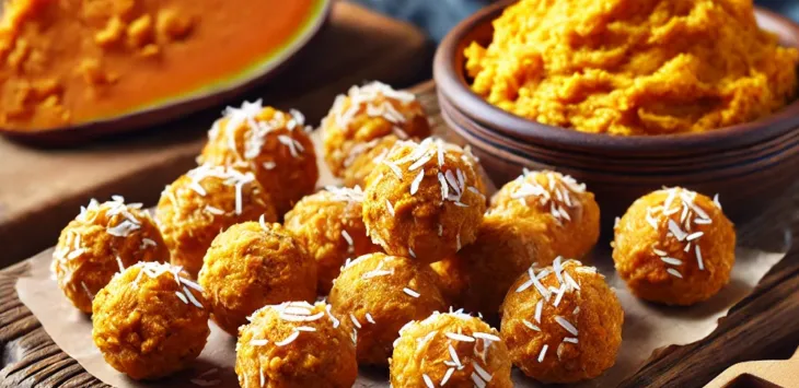 Dýňové ovesné kuličky pro psy