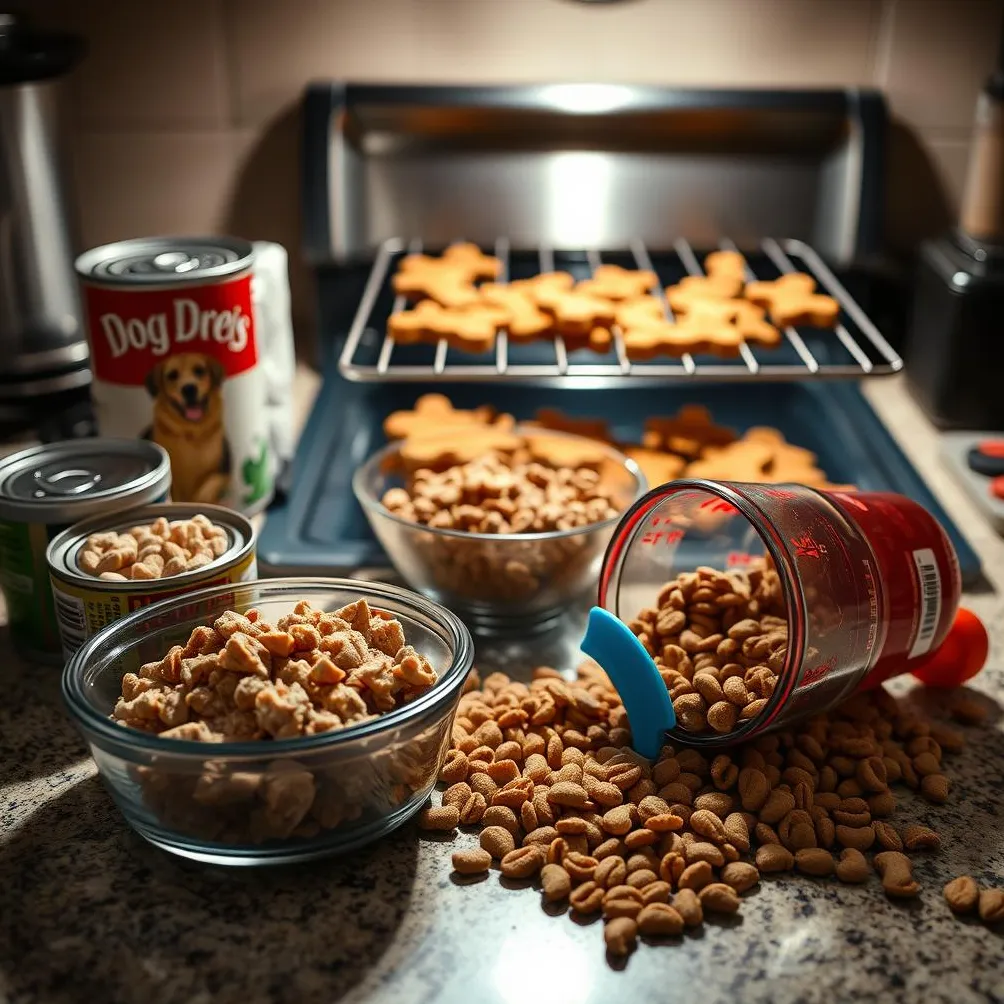 ドッグフードの準備ミス