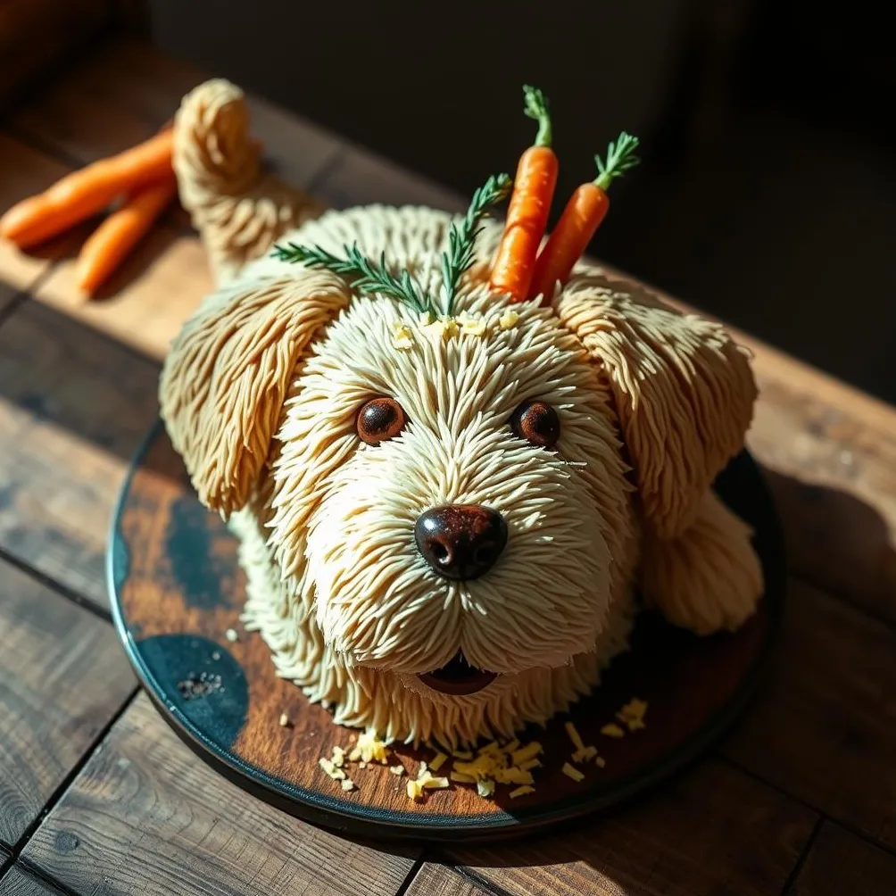 קישוט עוגת כלבים