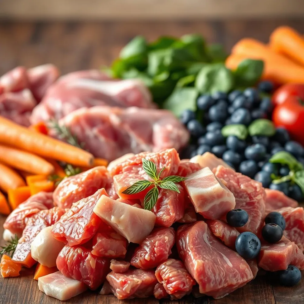 sestavine surove pasje hrane